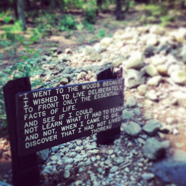 Thoreau Sign