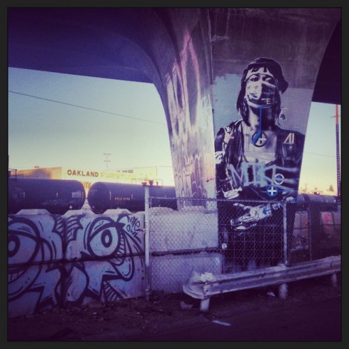 Oakland underpass graffiti