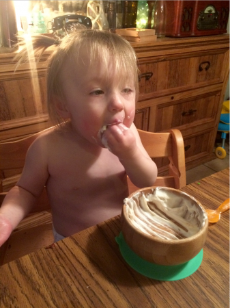 How my kids eat yogurt