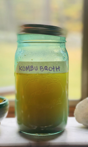 Kombu broth seasonal goodness